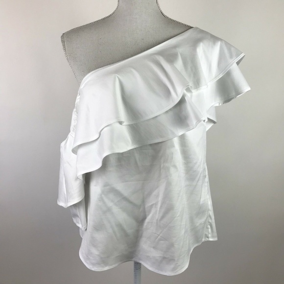 White House Black Market Tops - White House Black Market Top White One Shoulder